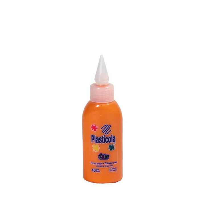 ADHESIVO PLASTICOLA VINILICO 35G NARANJA