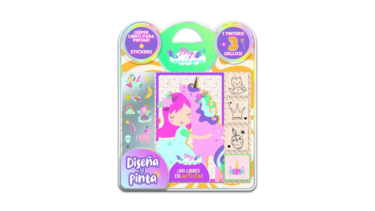 MY UNICORN SELLOS - DISEÑA Y PINTA