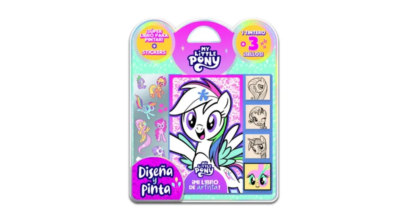 MY LITTLE PONY SELLOS - DISEÑA Y PINTA