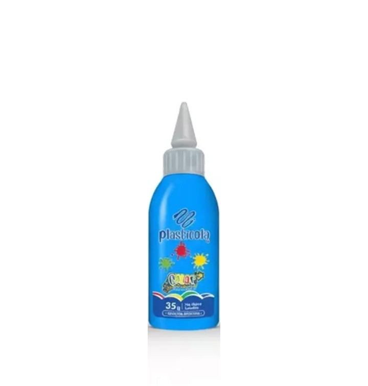 ADHESIVO PLASTICOLA VINILICO 35G CELESTE