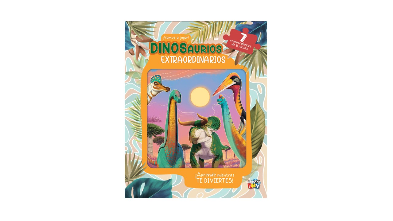 DINOSAURIOS EXTRAORDINARIOS - CUENTO ROMPECABEZAS
