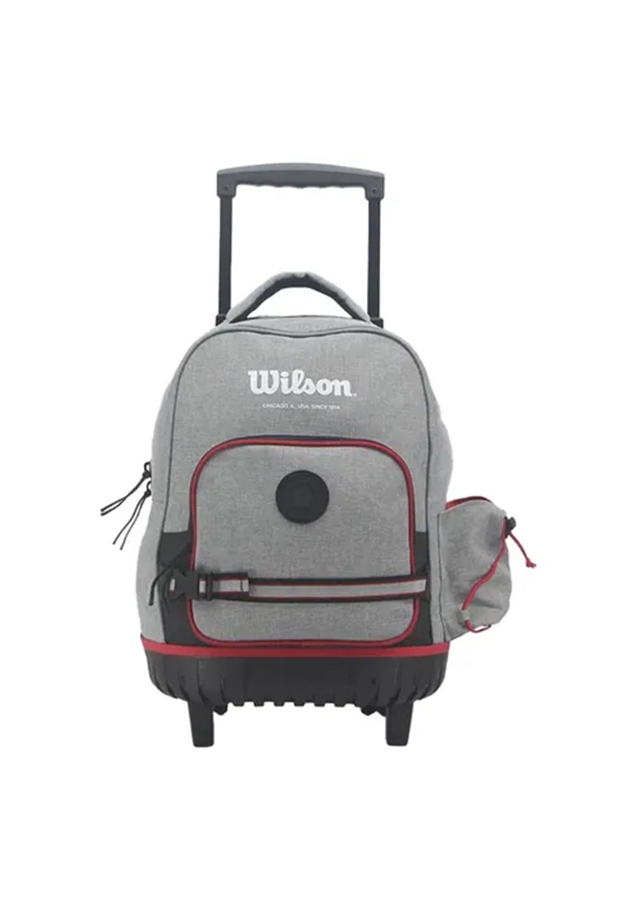 MOCHILA WILSON C/CARRO 18" GRIS