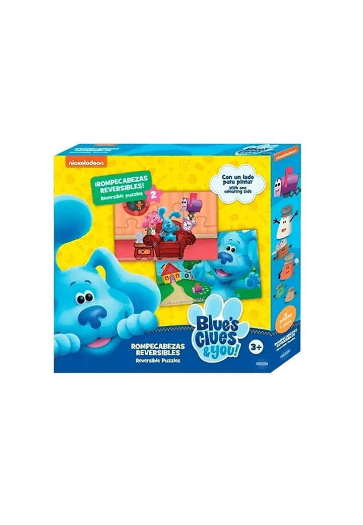 ROMPECABEZA PUZZLE REVERSIBLE BLUE`S CLUES