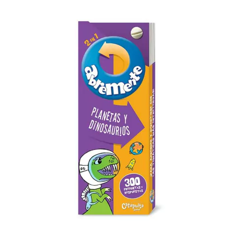  ABREMENTE 2 EN 1 - PLANETAS Y DINOSAURIOS
