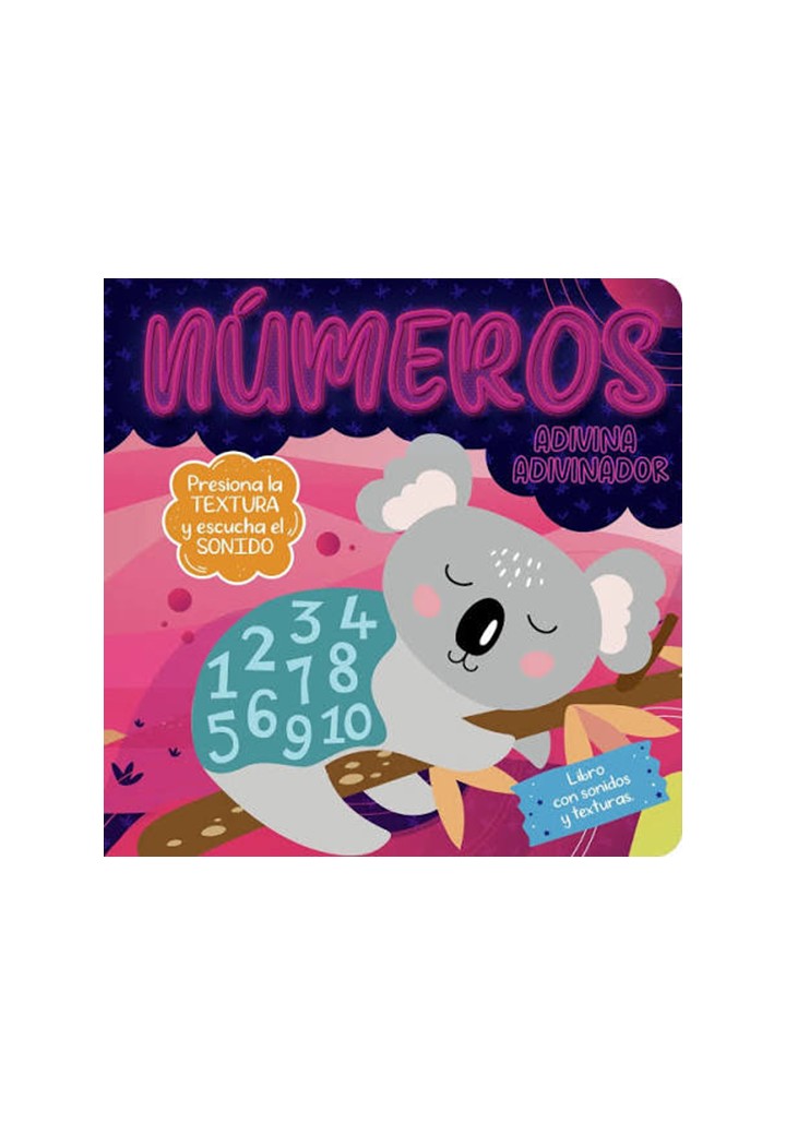 NUMEROS - ADIVINA ADIVINADOR - LIBRO CON SONIDO + TEXTURAS