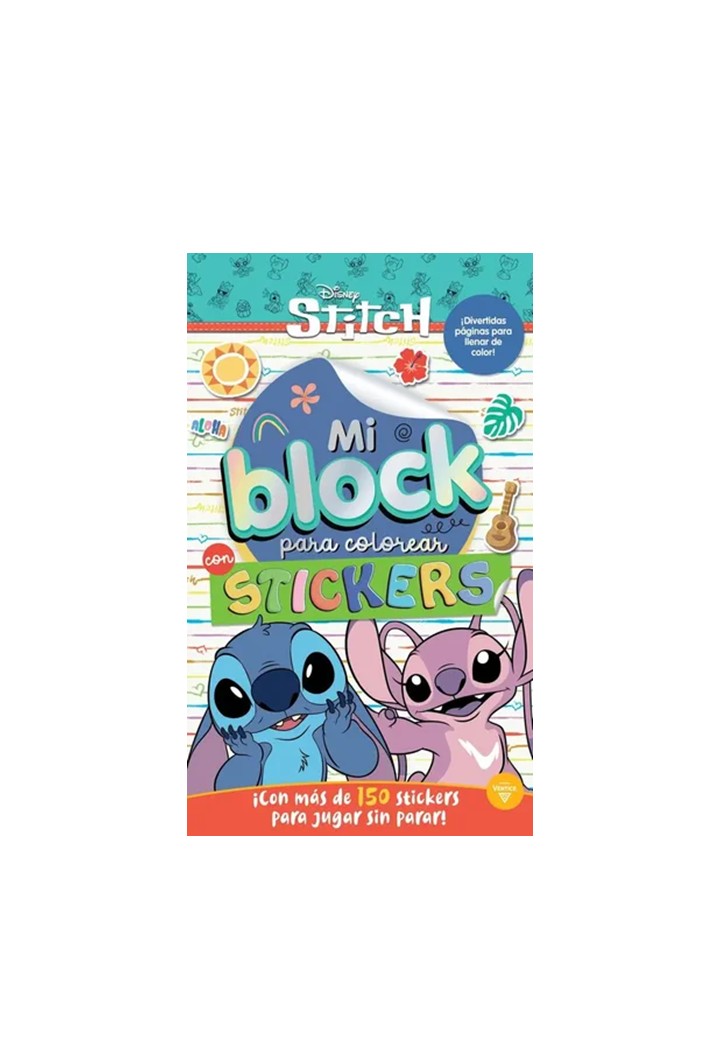 STITCH - MI BLOCK PARA COLOREAR + STICKERS