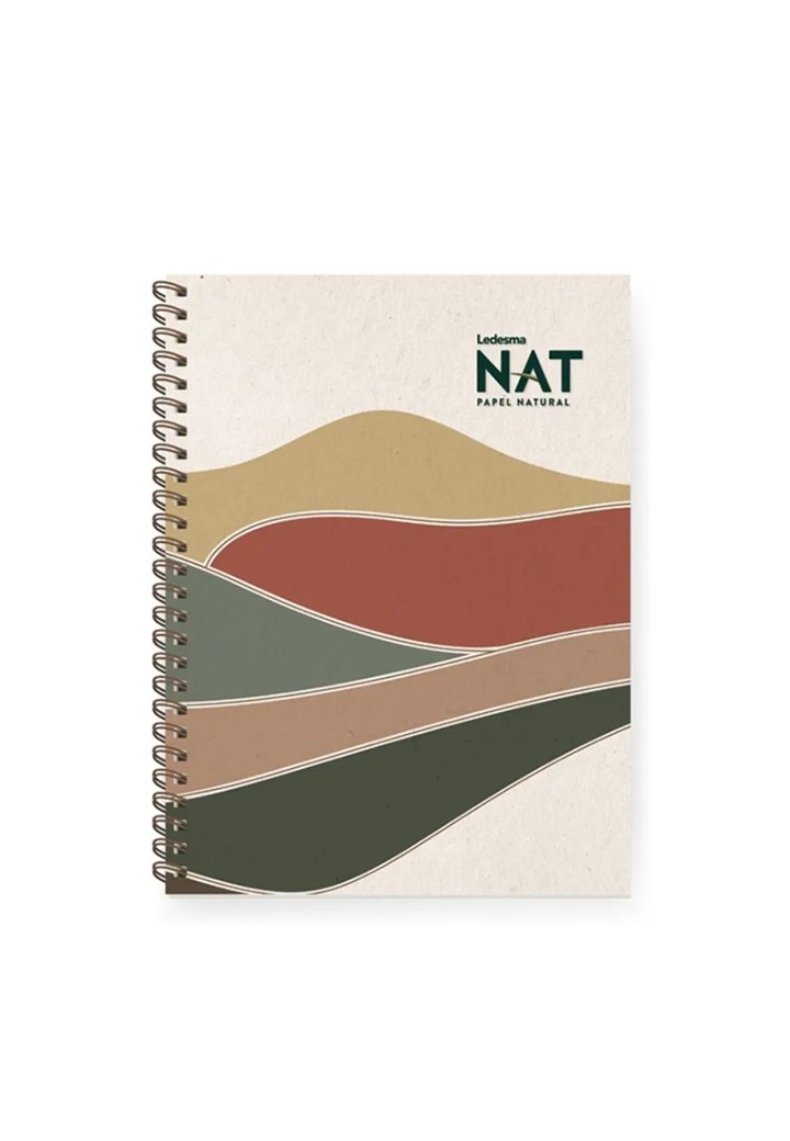 CUADERNO LEDESMA NAT TAPA DURA 223 x 295 mm x 100hj rayadas