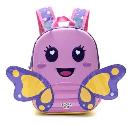 MOCHILA SKORA 12" MARIPOSA
