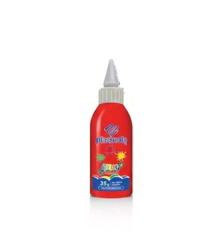 ADHESIVO PLASTICOLA VINILICO 35G ROJO