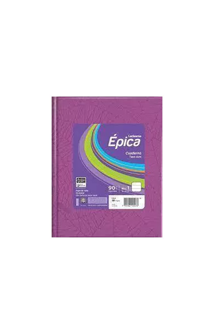 CUADERNO EPICA Nº1 LILA X 48 HJ RAYADO