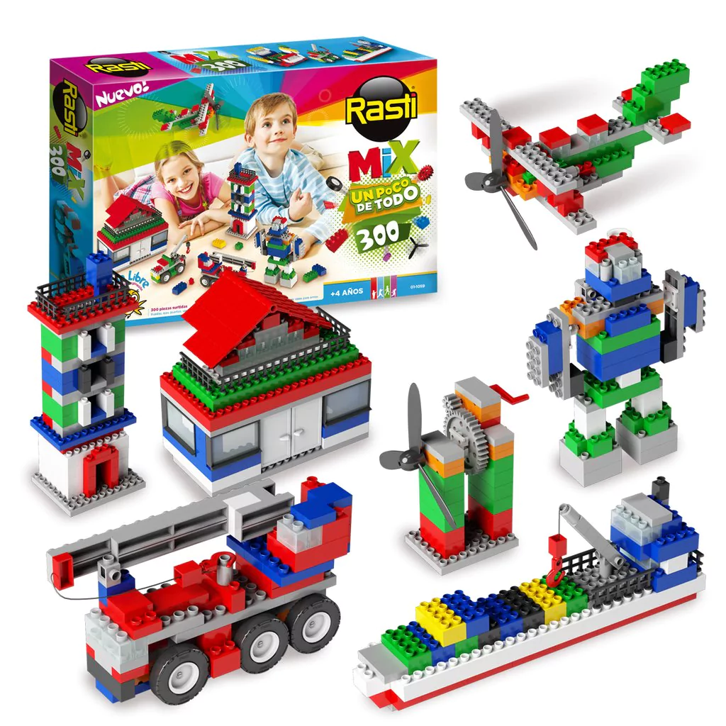 BLOQUES MIX 300 piezas