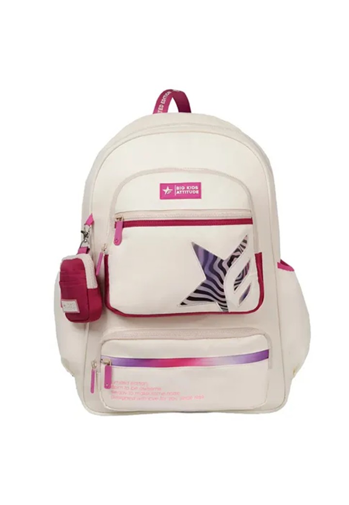 MOCHILA FOOTY 18" MULTIPOCKET BEIGE