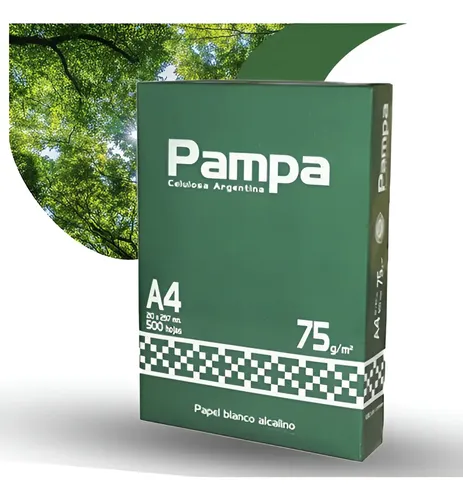 RESMA A4 PAMPA 75G  x 500hj