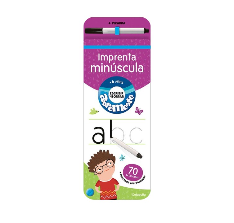 ABREMENTE ESCRIBIR Y BORRAR IMPRENTA MINUSCULA
