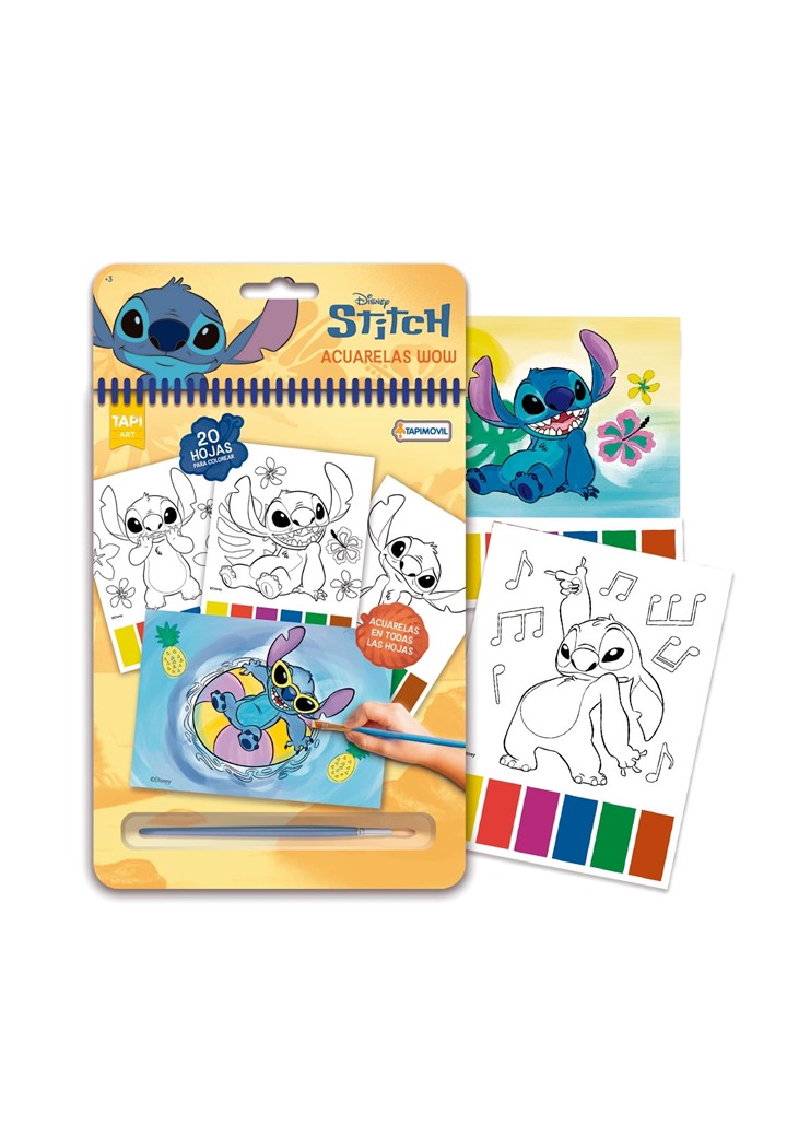  STITCH - ACUARELAS WOW