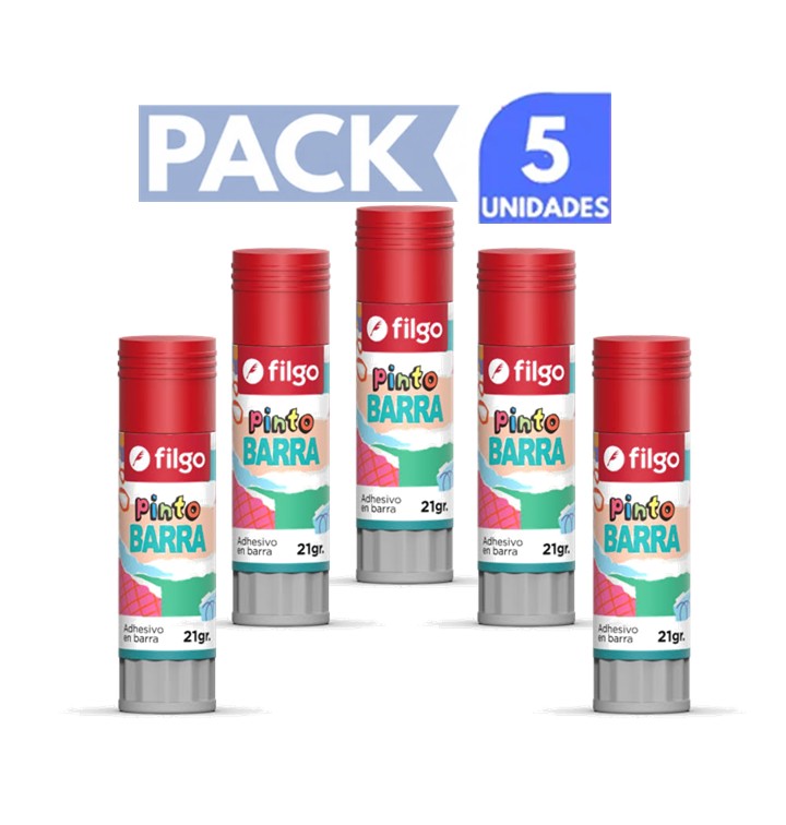 PROMO 5 ADHESIVO BARRA FILGO 21G